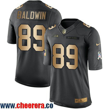 Doug Baldwin Seattle Seahawks anthracite Salute To Service jersey