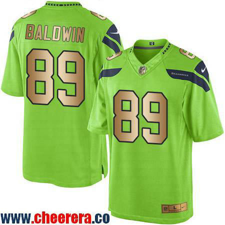 Doug Baldwin Seattle Seahawks green Color Rush jersey