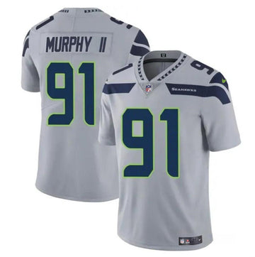 Byron Murphy II Seattle Seahawks gray Vapor jersey