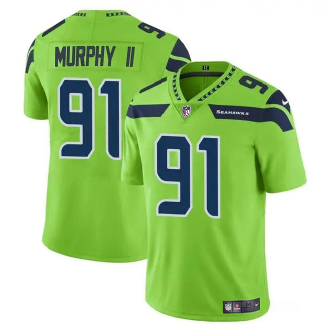 Byron Murphy II Seattle Seahawks green Vapor jersey