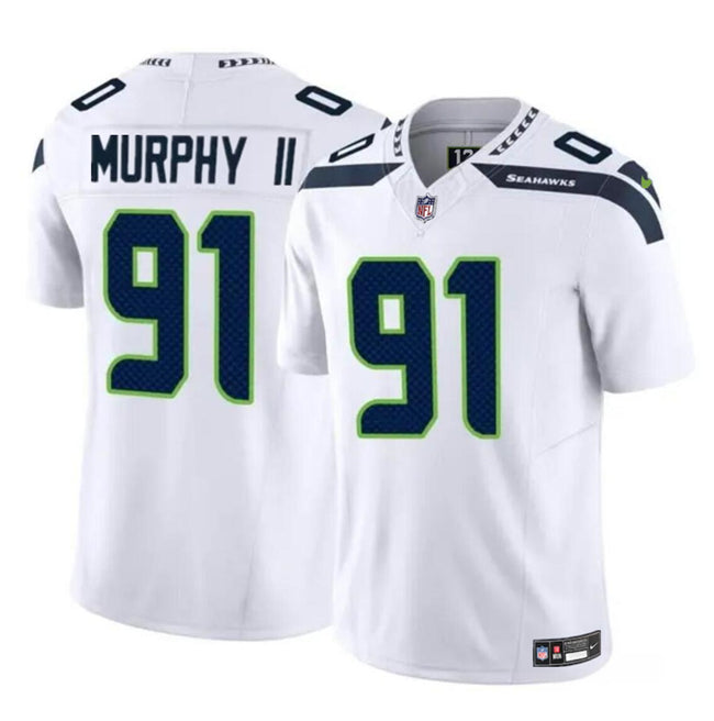Byron Murphy II Seattle Seahawks white Vapor jersey