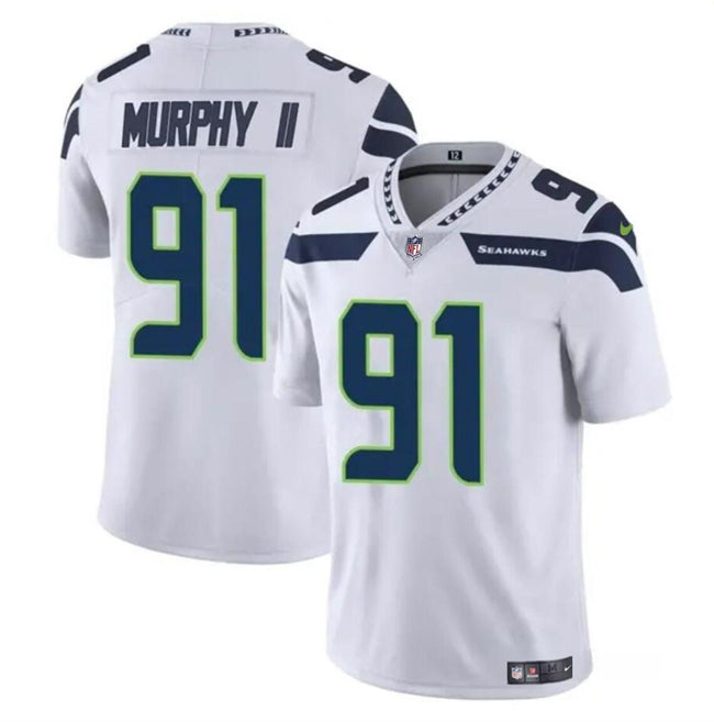 Byron Murphy II Seattle Seahawks white Vapor jersey