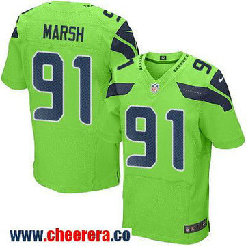 Cassius Marsh Seattle Seahawks green Color Rush jersey