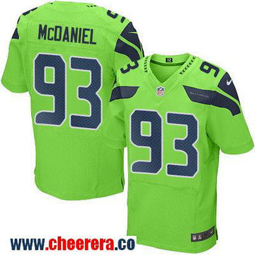Tony McDaniel Seattle Seahawks green Color Rush jersey