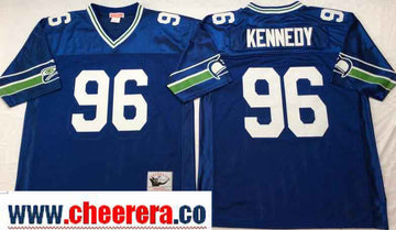 Cortez Kennedy Seattle Seahawks royal Throwback jersey
