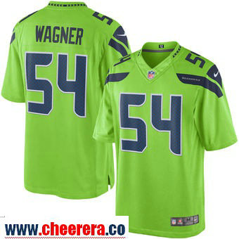 Bobby Wagner Nike Seattle Seahawks green Color Rush jersey