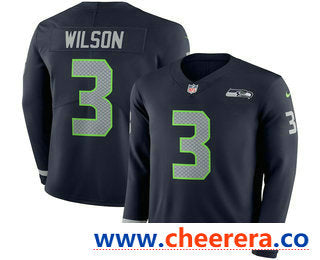 Russell Wilson Nike Seattle Seahawks navy Limited jersey