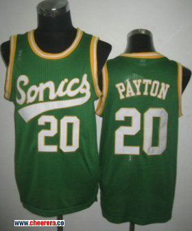 Gary Payton Oklahoma City Thunder green jersey