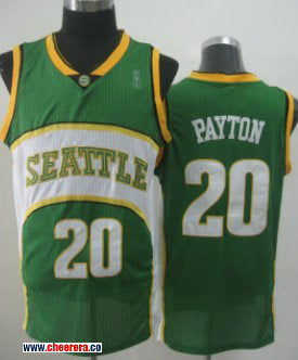 Gary Payton Oklahoma City Thunder green jersey