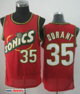 Kevin Durant Oklahoma City Thunder red jersey