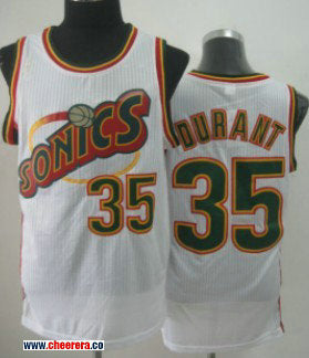 Kevin Durant Oklahoma City Thunder white jersey