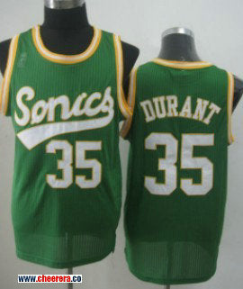 Kevin Durant Oklahoma City Thunder green jersey