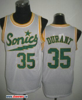 Kevin Durant Oklahoma City Thunder white jersey