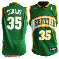 Kevin Durant Oklahoma City Thunder green jersey