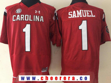 Deebo Samuel South Carolina Gamecocks red jersey