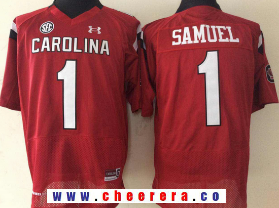 Deebo Samuel South Carolina Gamecocks red jersey