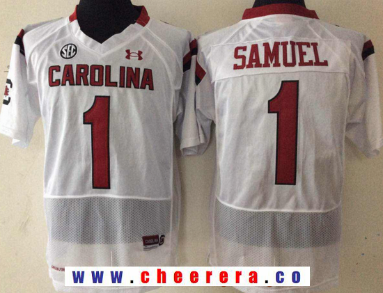 Deebo Samuel South Carolina Gamecocks white jersey