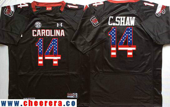 Connor Shaw South Carolina Gamecocks black Fashion jersey