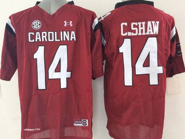 Connor Shaw South Carolina Gamecocks red jersey
