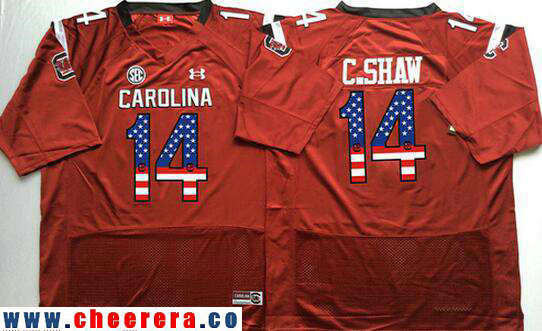 Connor Shaw South Carolina Gamecocks red Fashion jersey