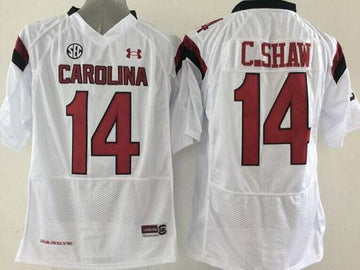 Connor Shaw South Carolina Gamecocks white jersey
