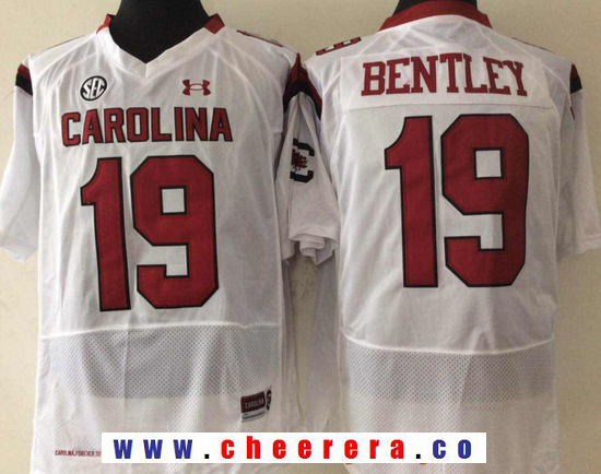 Jake Bentley South Carolina Gamecocks white jersey
