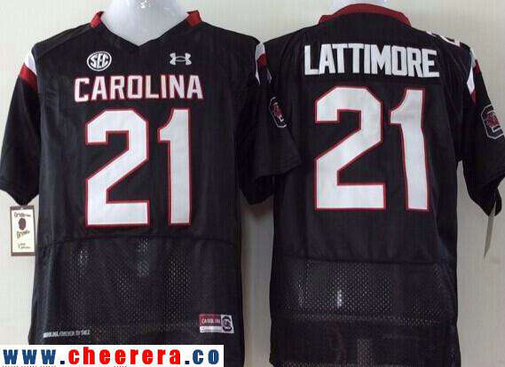 Marcus Lattimore South Carolina Gamecocks black jersey
