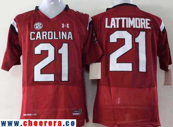 Marcus Lattimore South Carolina Gamecocks red jersey