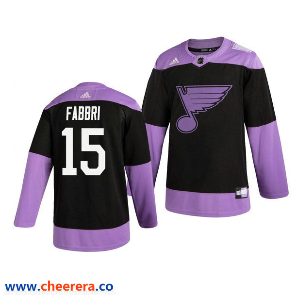 Robby Fabbri St. Louis Blues black jersey