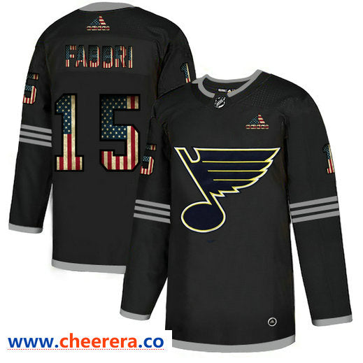 Robby Fabbri St. Louis Blues black Fashion jersey