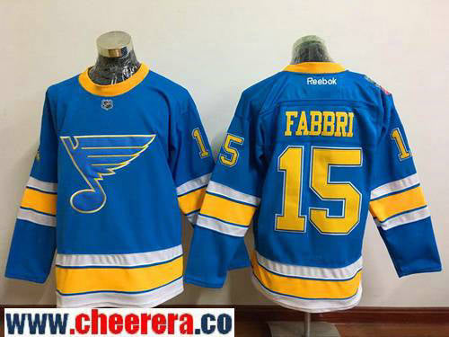 Robby Fabbri St. Louis Blues blue Winter Classic jersey