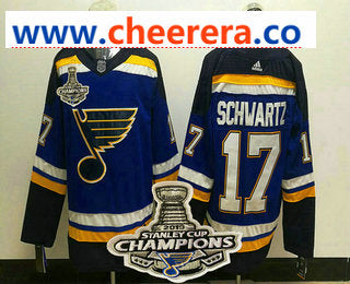 Jaden Schwartz St. Louis Blues blue jersey
