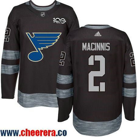 Al Macinnis St. Louis Blues black jersey