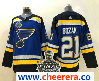 Tyler Bozak St. Louis Blues blue jersey