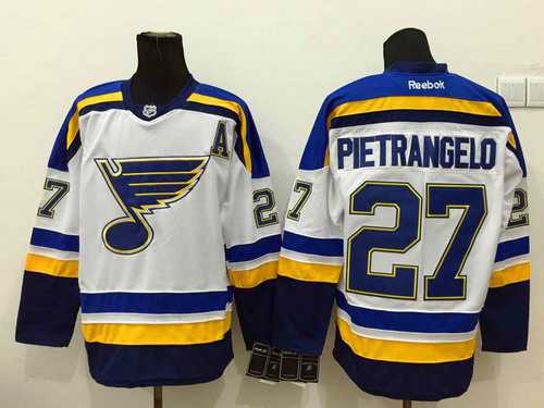 Alex Pietrangelo St. Louis Blues white jersey