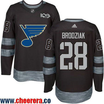 Kyle Brodziak St. Louis Blues black jersey