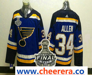 Jake Allen St. Louis Blues blue jersey