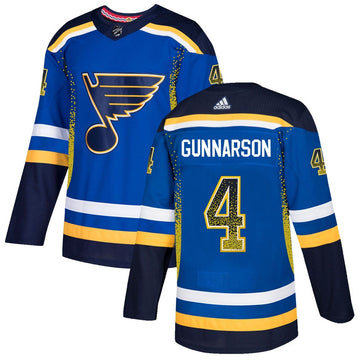Carl Gunnarson St. Louis Blues royal Fashion jersey