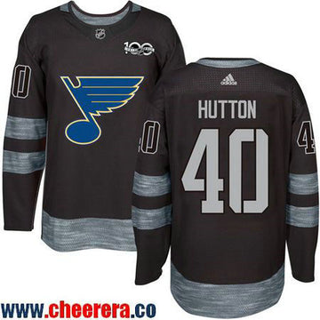 Carter Hutton St. Louis Blues black jersey