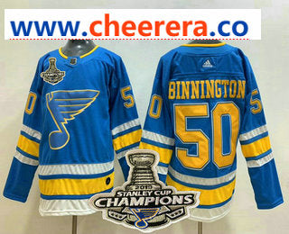 Jordan Binnington St. Louis Blues blue Winter Classic jersey