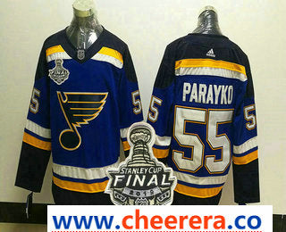 Colton Parayko St. Louis Blues blue jersey