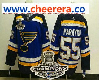 Colton Parayko St. Louis Blues blue jersey