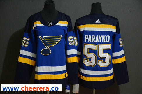 Colton Parayko St. Louis Blues blue jersey