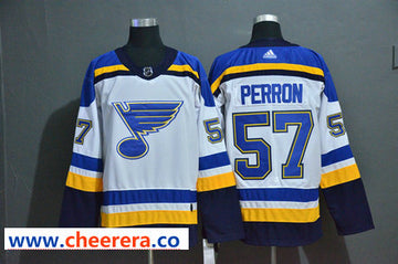 David Perron St. Louis Blues white jersey