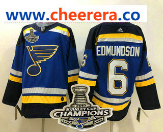 Joel Edmundson St. Louis Blues blue jersey