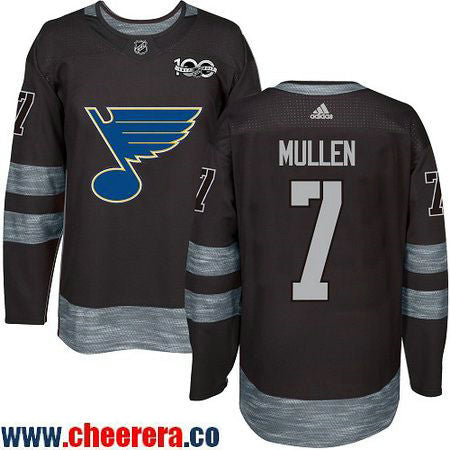Joe Mullen St. Louis Blues black jersey