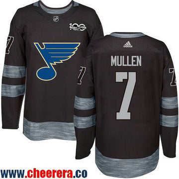 Joe Mullen St. Louis Blues black jersey