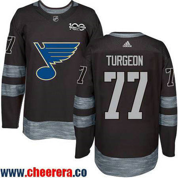 Pierre Turgeon St. Louis Blues black jersey