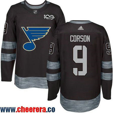 Shayne Corson St. Louis Blues black jersey