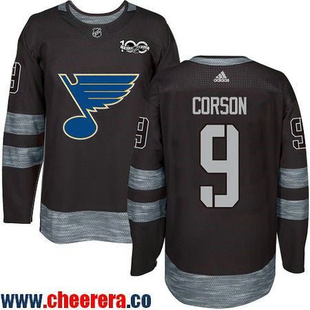 Shayne Corson St. Louis Blues black jersey
